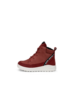 Botines de invierno de nobuk Gore-Tex ECCO® Urban Snowboarder para niño/a - Rojo - Outside