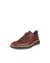 Men's ECCO® ST.1 Hybrid Leather Wingtip Derby Shoe - Brown - Main