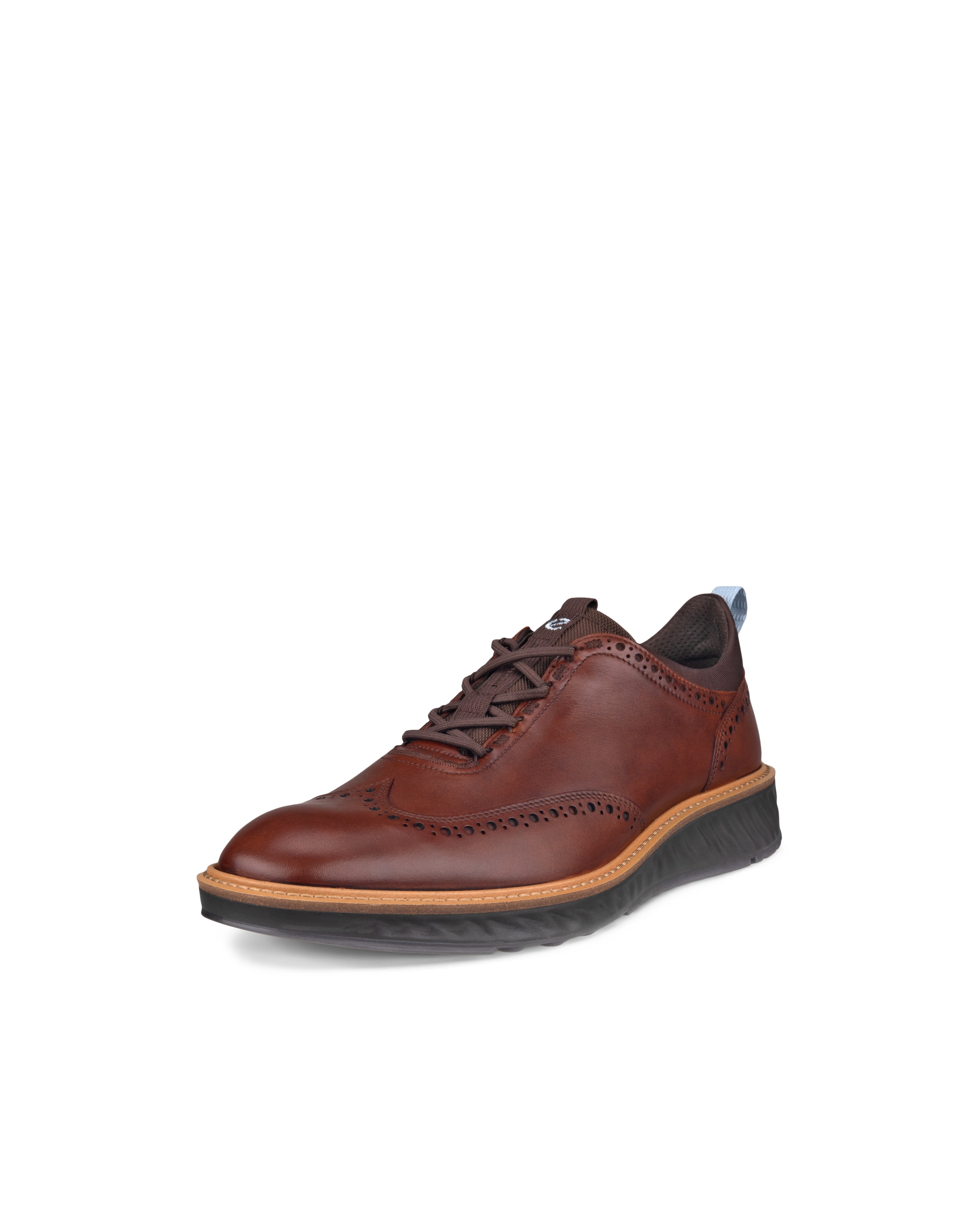 ECCO Men's ST.1 Hybrid Wingtip Shoes - Brown - Main