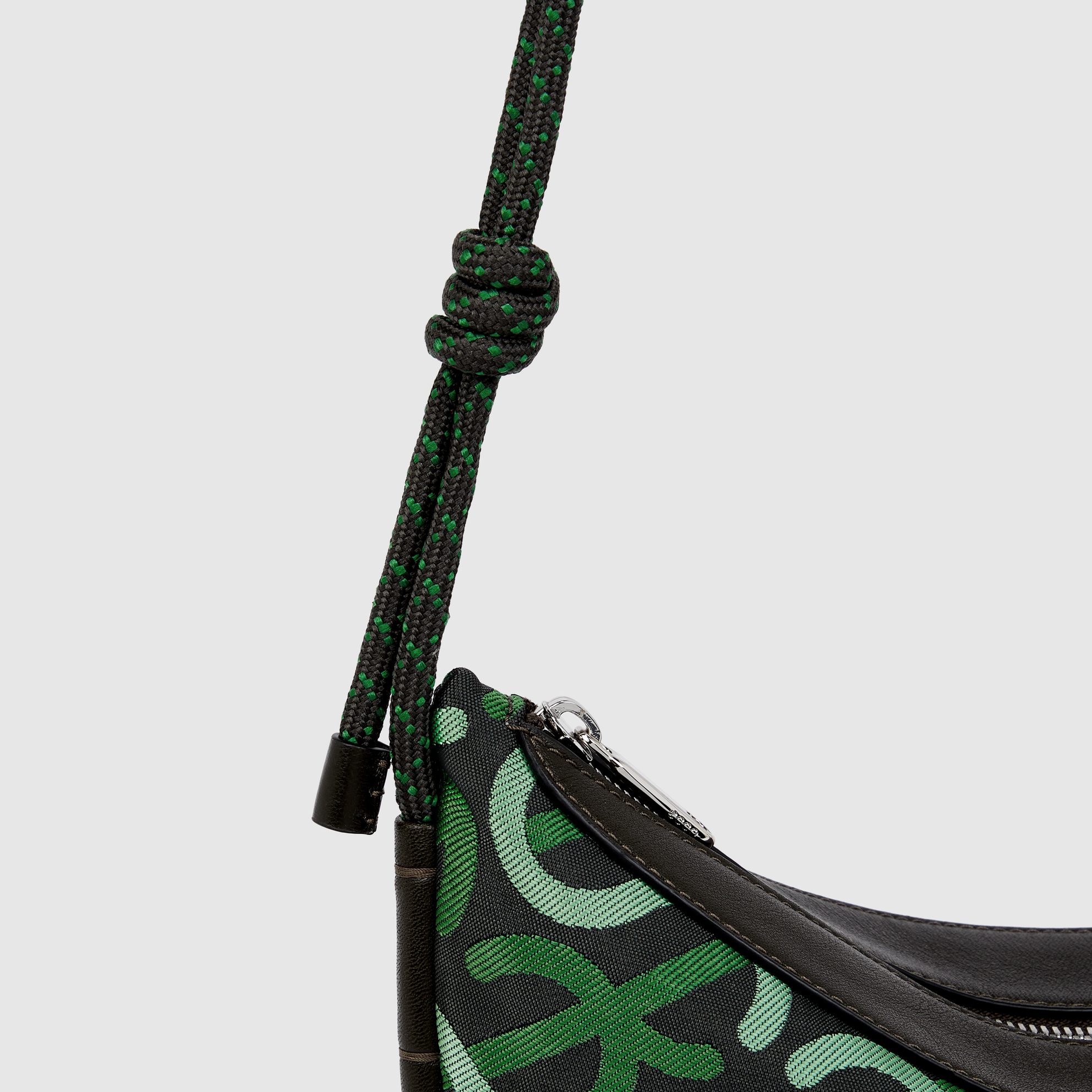 ECCO® Wave Contact Fortune Textile Shoulder Bag - Green - Detail-2