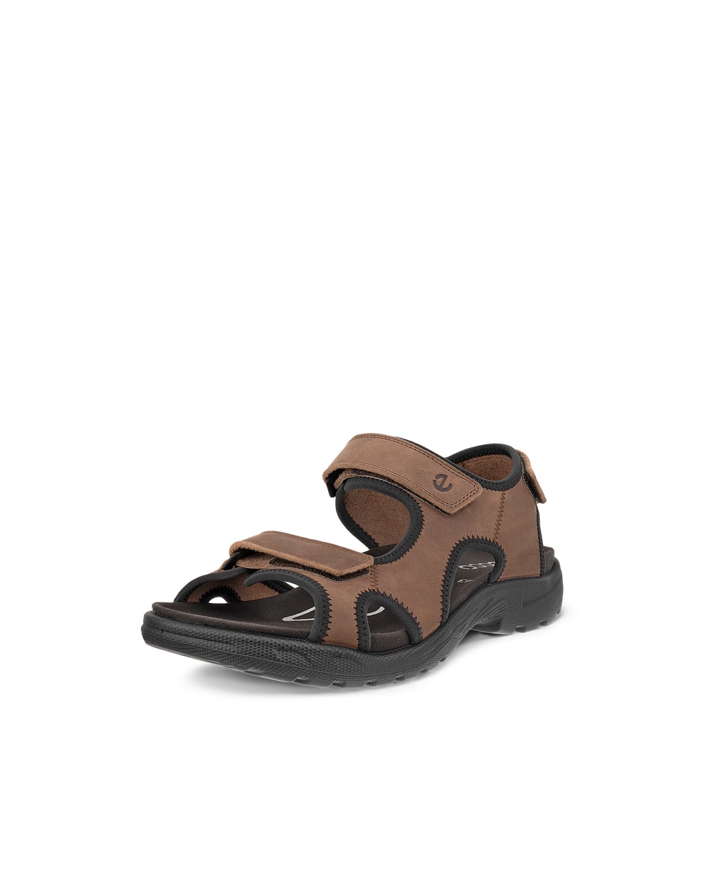 Men's ECCO® Onroads Nubuck Outdoor Sandal - Brown - Main