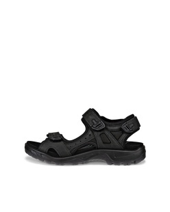 ECCO MEN'S YUCATAN PLUS SANDAL - Black - Outside