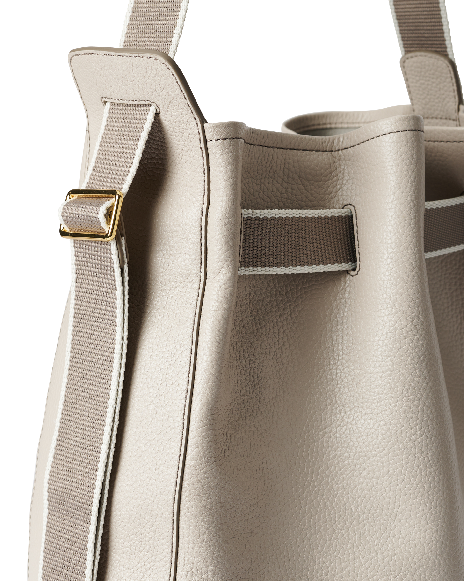 ECCO® Sail Leather Hobo Bag - Beige - Detail-2