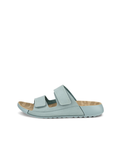 ECCO® Cozmo sandale en nubuck deux brides pour femme - Vert - Outside