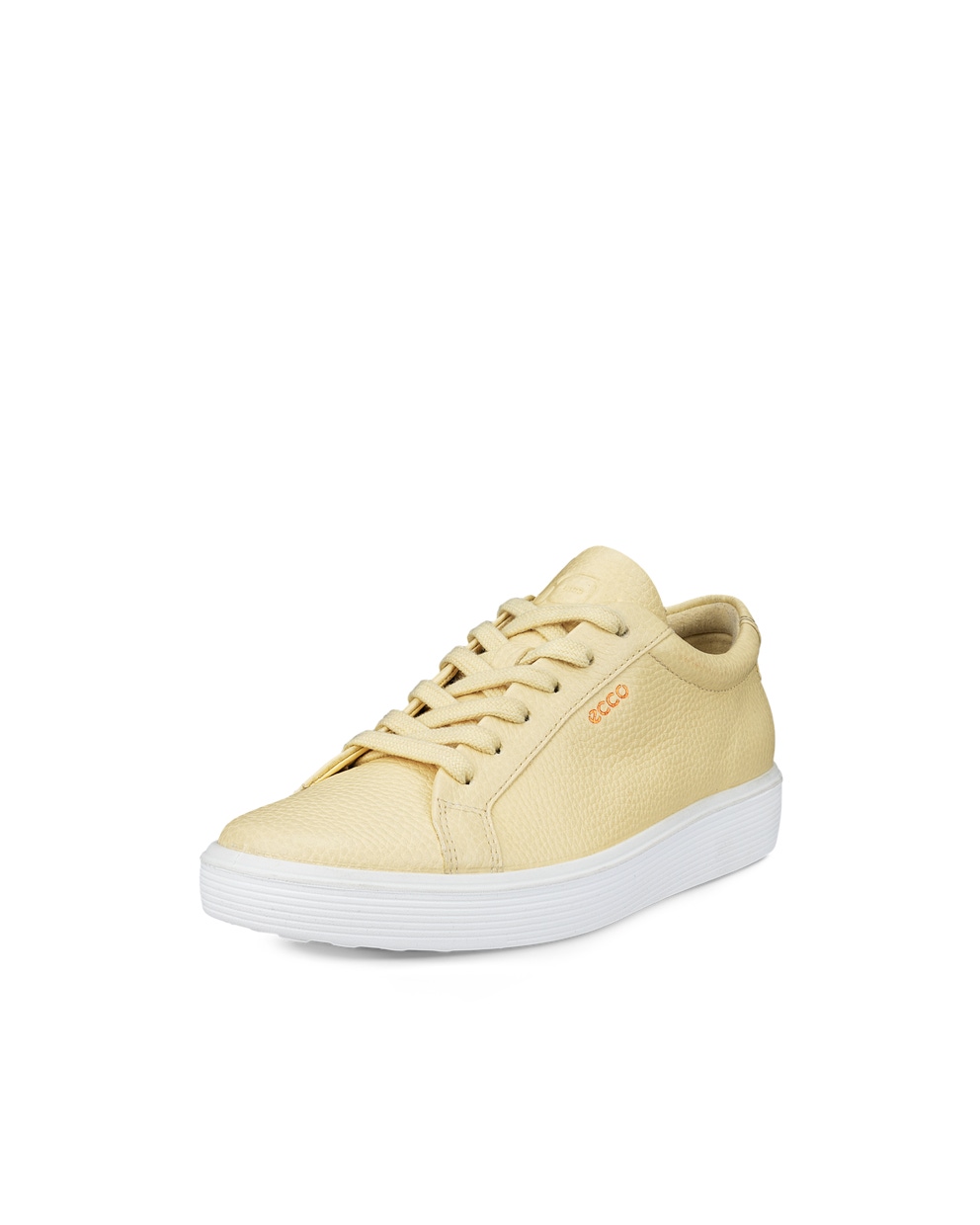 Women's ECCO® Soft 60 Leather Sneaker - Yellow - Main