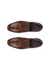 Men's ECCO® Melbourne Leather Derby Shoe - Brown - Top left pair