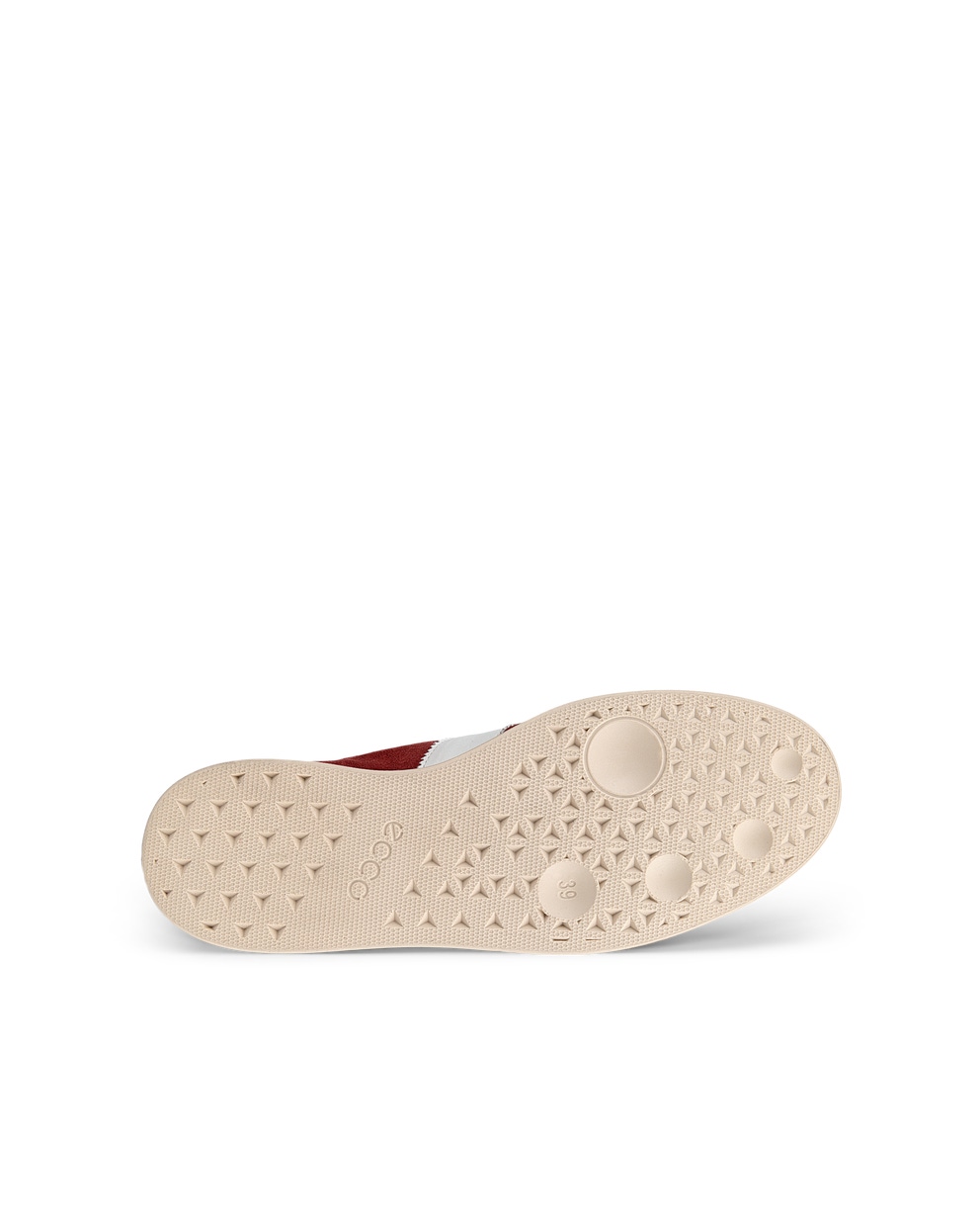 Women's ECCO® Street Lite Nubuck Sneaker - Red - Sole