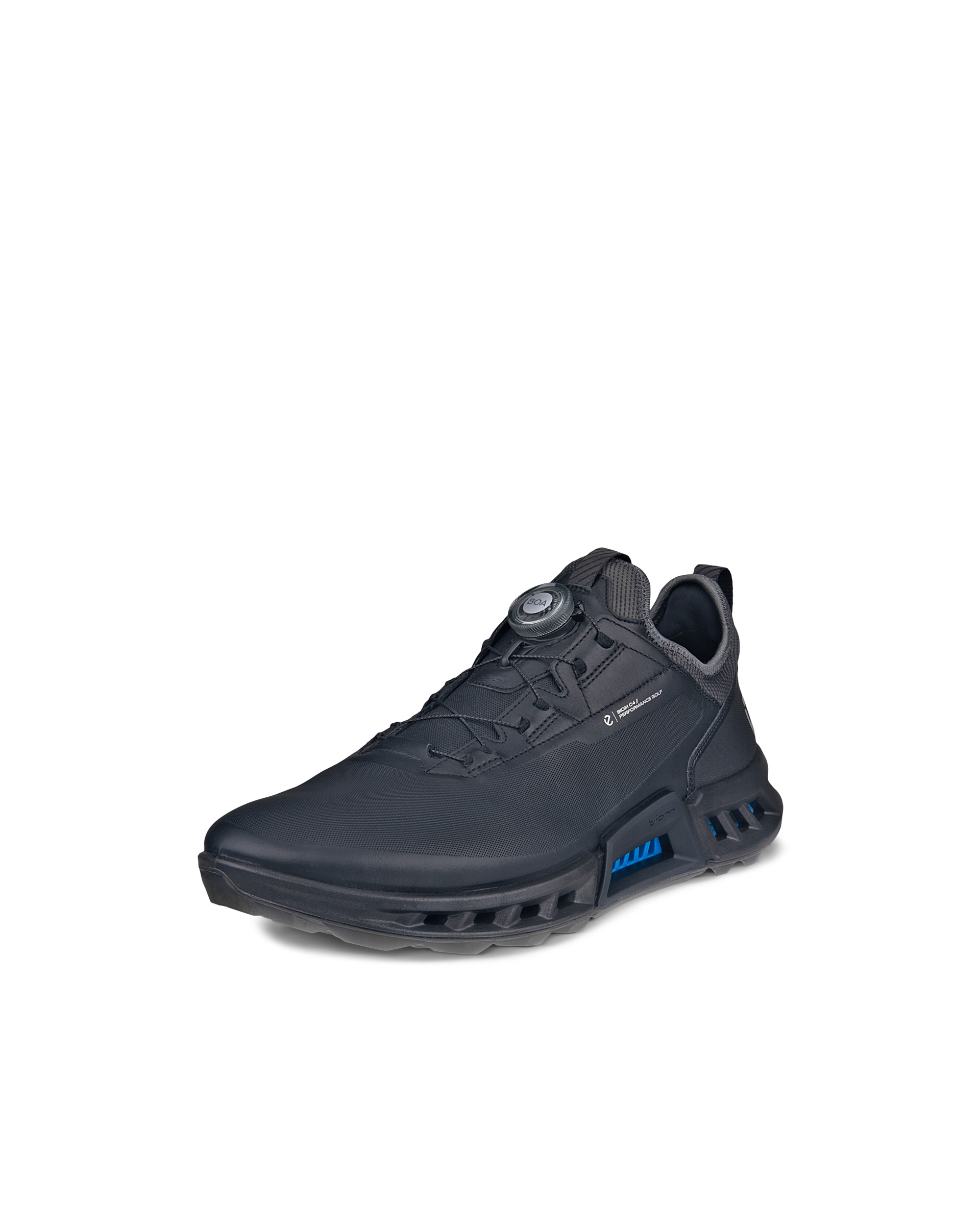 ECCO Golf BIOM C4 Hybrid メンズ レザーGore-Texゴルフシューズ - Black - Main