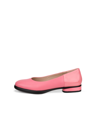 ECCO® Sculpted LX ballerines en cuir pour femme - Rose - Outside