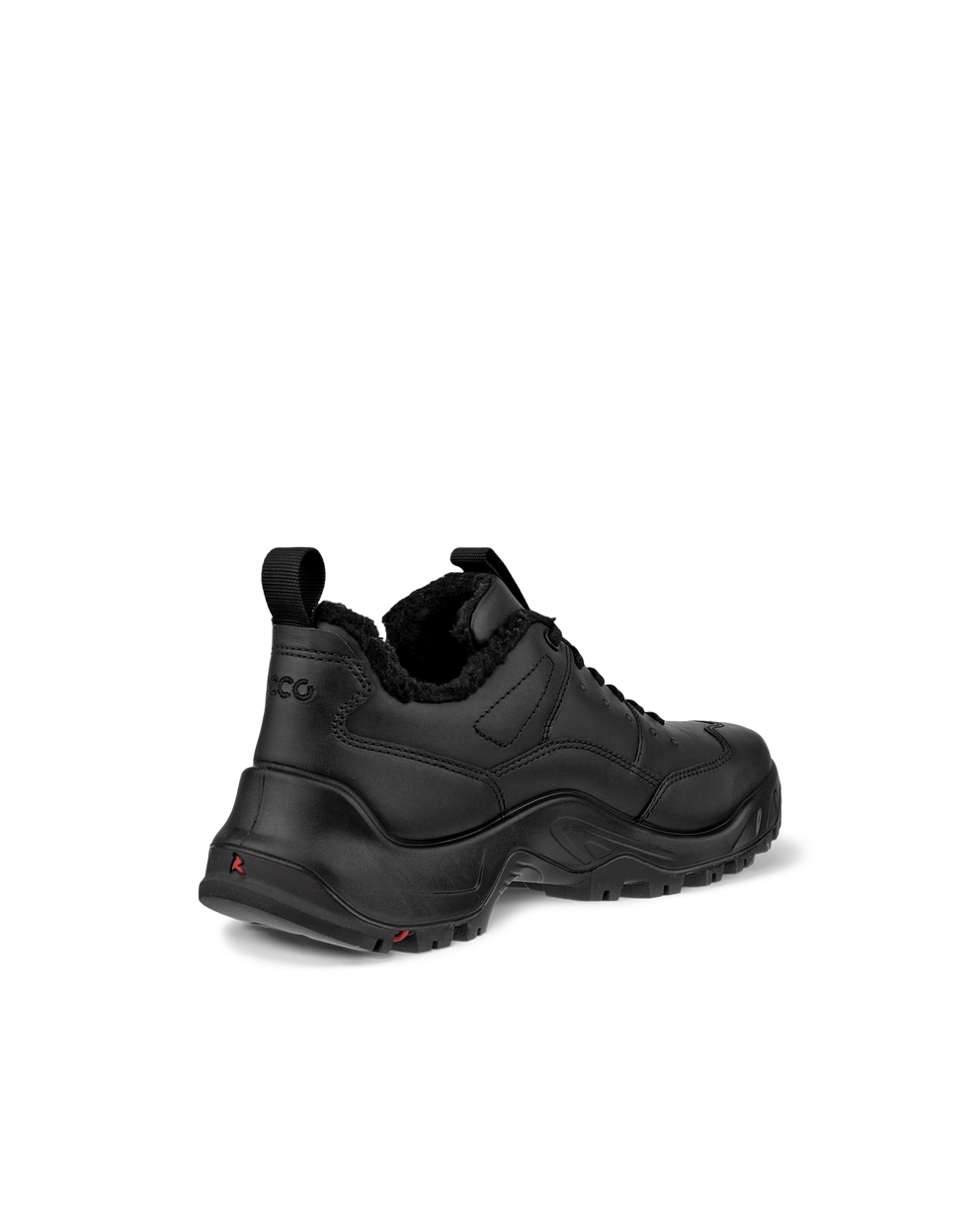 Zapatos impermeable de piel ECCO® Offroad para hombre - Negro - Back