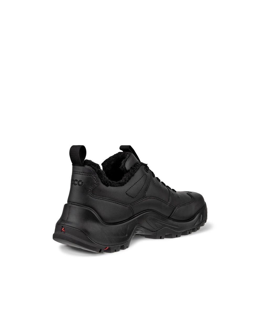 Zapatos impermeable de piel ECCO® Offroad para hombre - Negro - Back