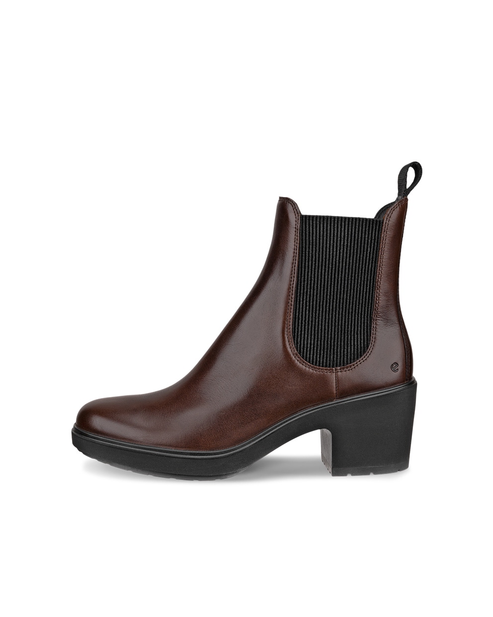 Women's ECCO® Metropole Zurich Leather Chelsea Boot - Brown - Outside