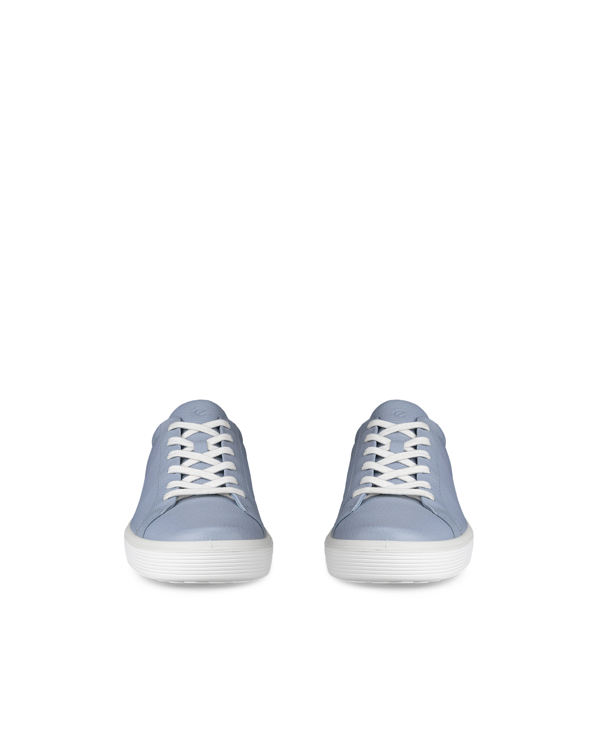 ECCO® Soft 60 baskets en cuir pour homme - Bleu - Front pair