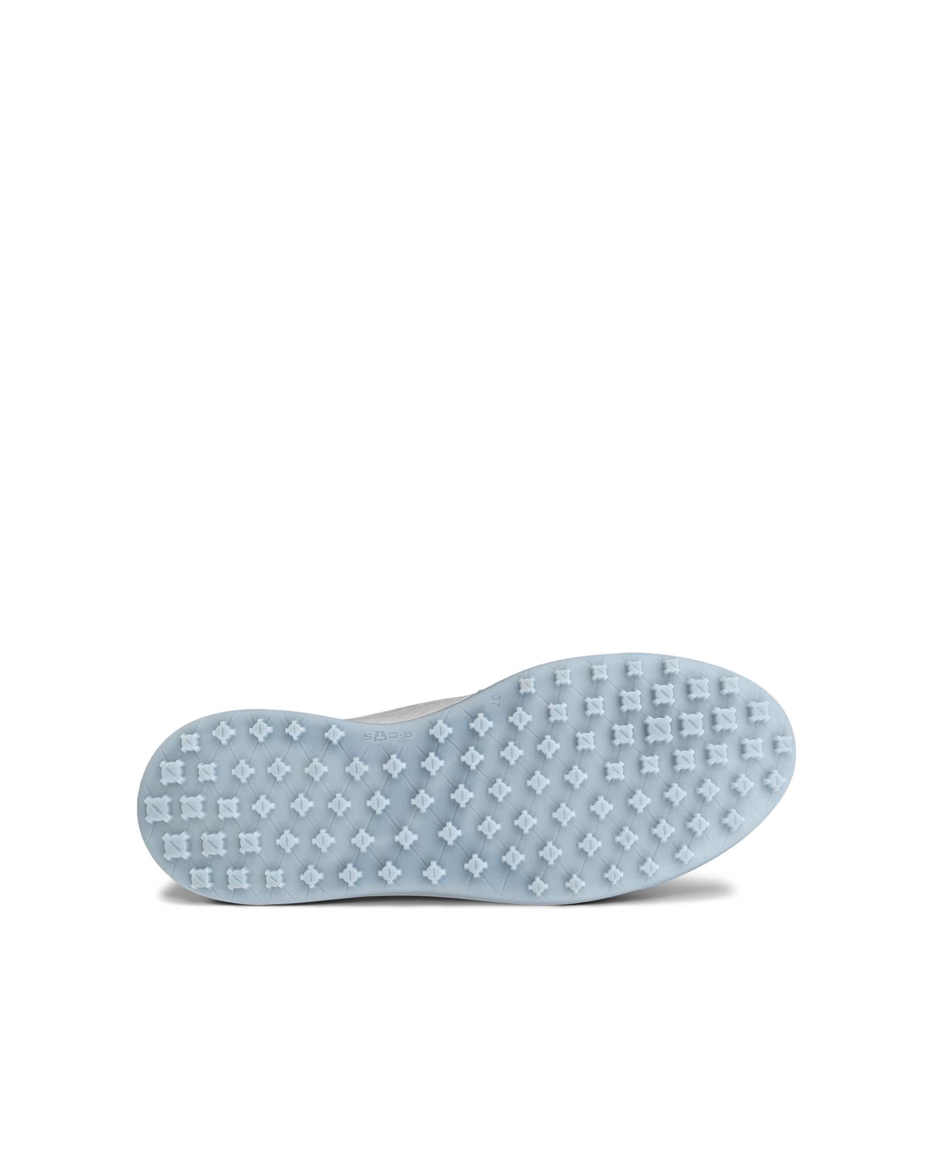 Women's ECCO® Golf Tray Leather Golf Shoe - Metallics - Sole