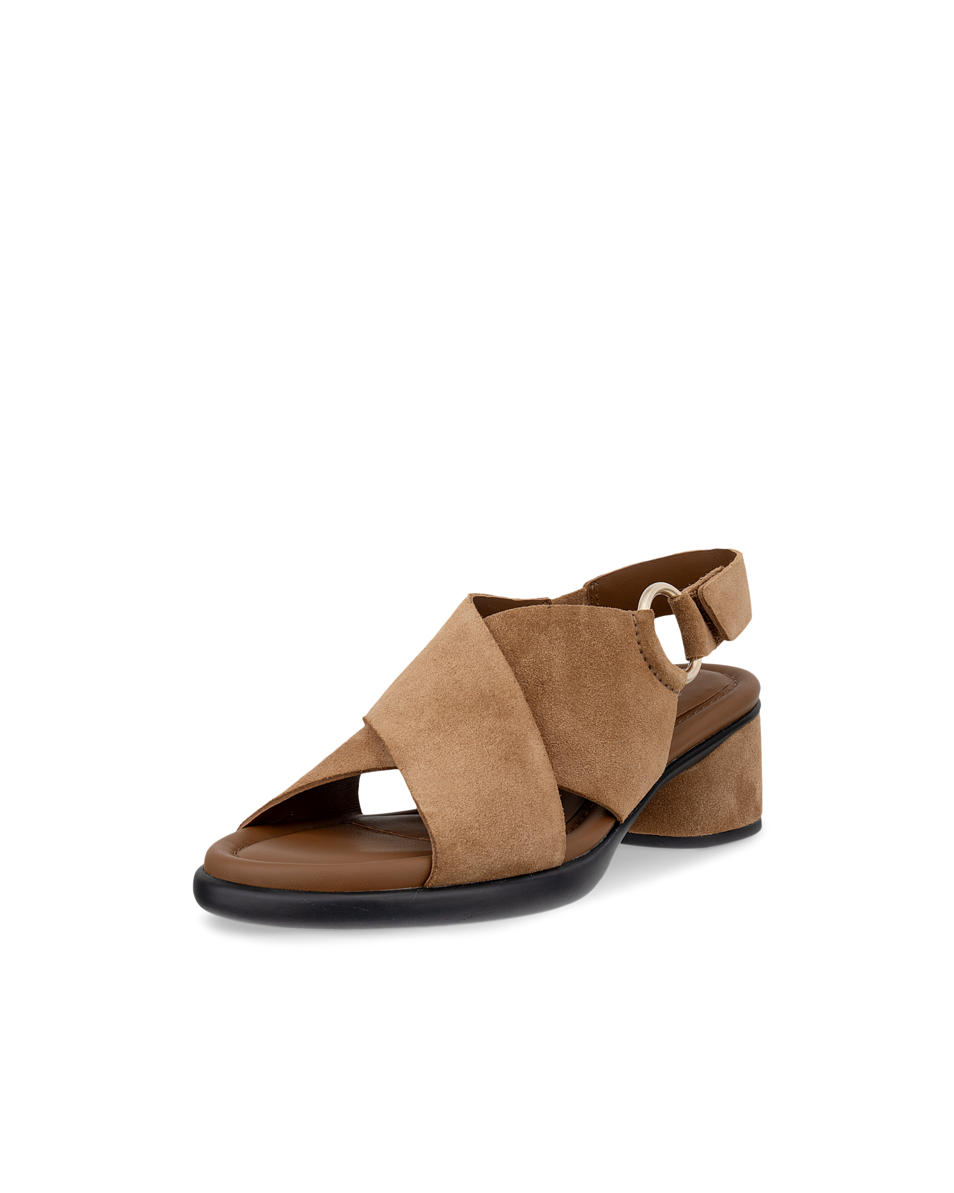 SACRA ミュール Women's ECCO® Metropole Seoul Suede Heeled Slingback Sandal