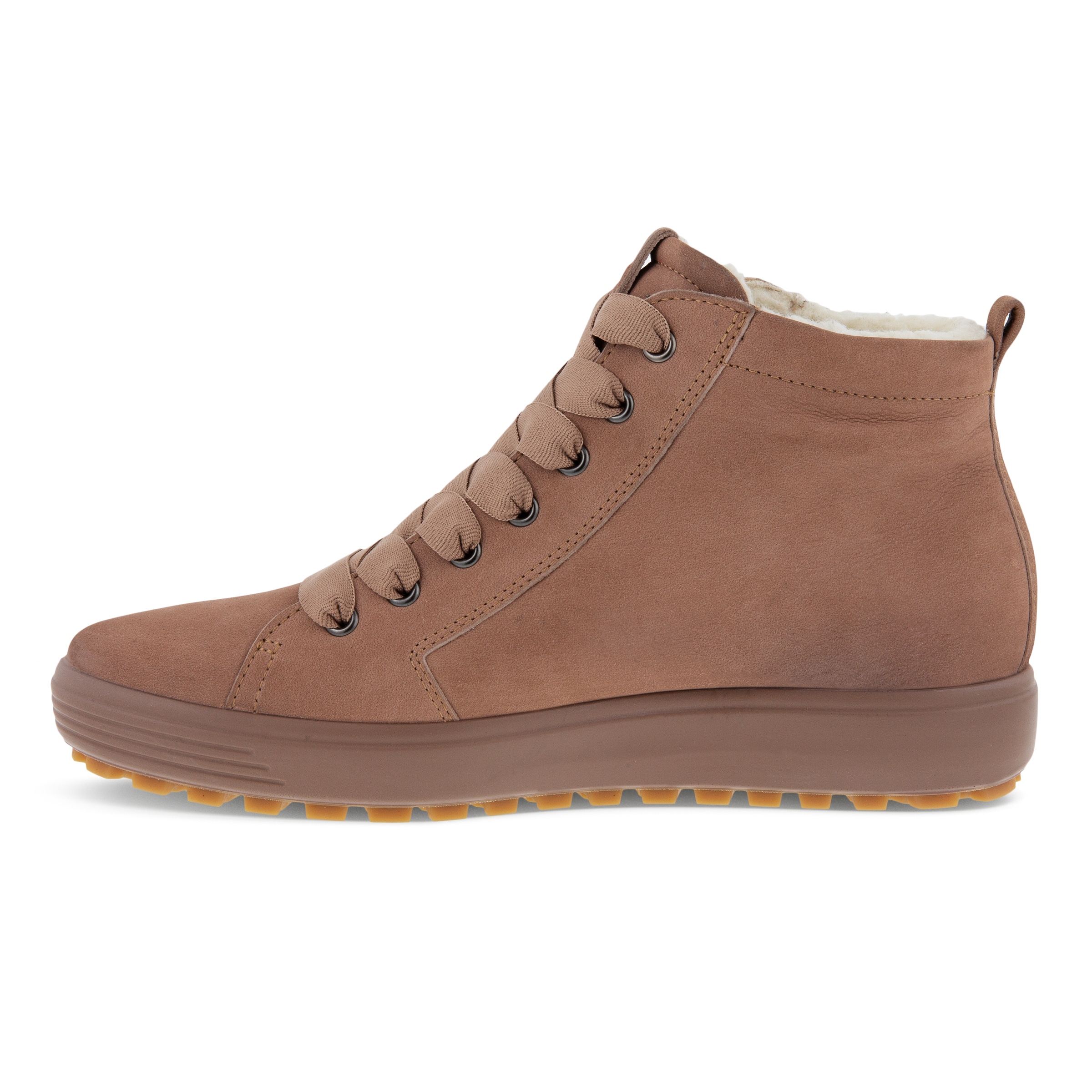 ECCO Womens Soft 7 TRED GTX Hi - Brown - Inside