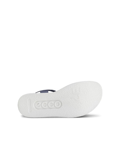 ECCO Women's Flowt Flat Sandals - Blue - Sole