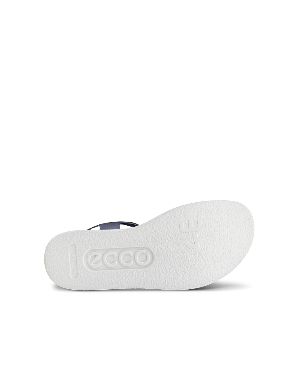 ECCO Women's Flowt Flat Sandals - Blue - Sole