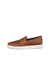 Men's ECCO® Street Lite Leather Slip-On - Brown - Outside