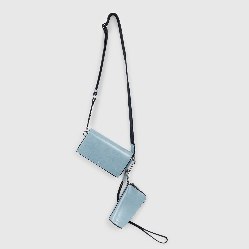 ECCO® Indigo Leather Phone Bag - Blue - Detail-1