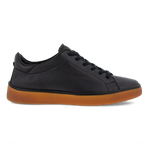 ECCO Men's Street Tray Sneakers - Black - Outside