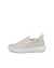 ECCO Women Ath 1f Leather Slip On Shoes - White - Outside