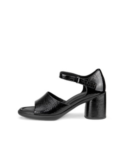 ECCO® Sculpted Sandal LX 55 sandale à talon en cuir pour femme - Noir - Outside