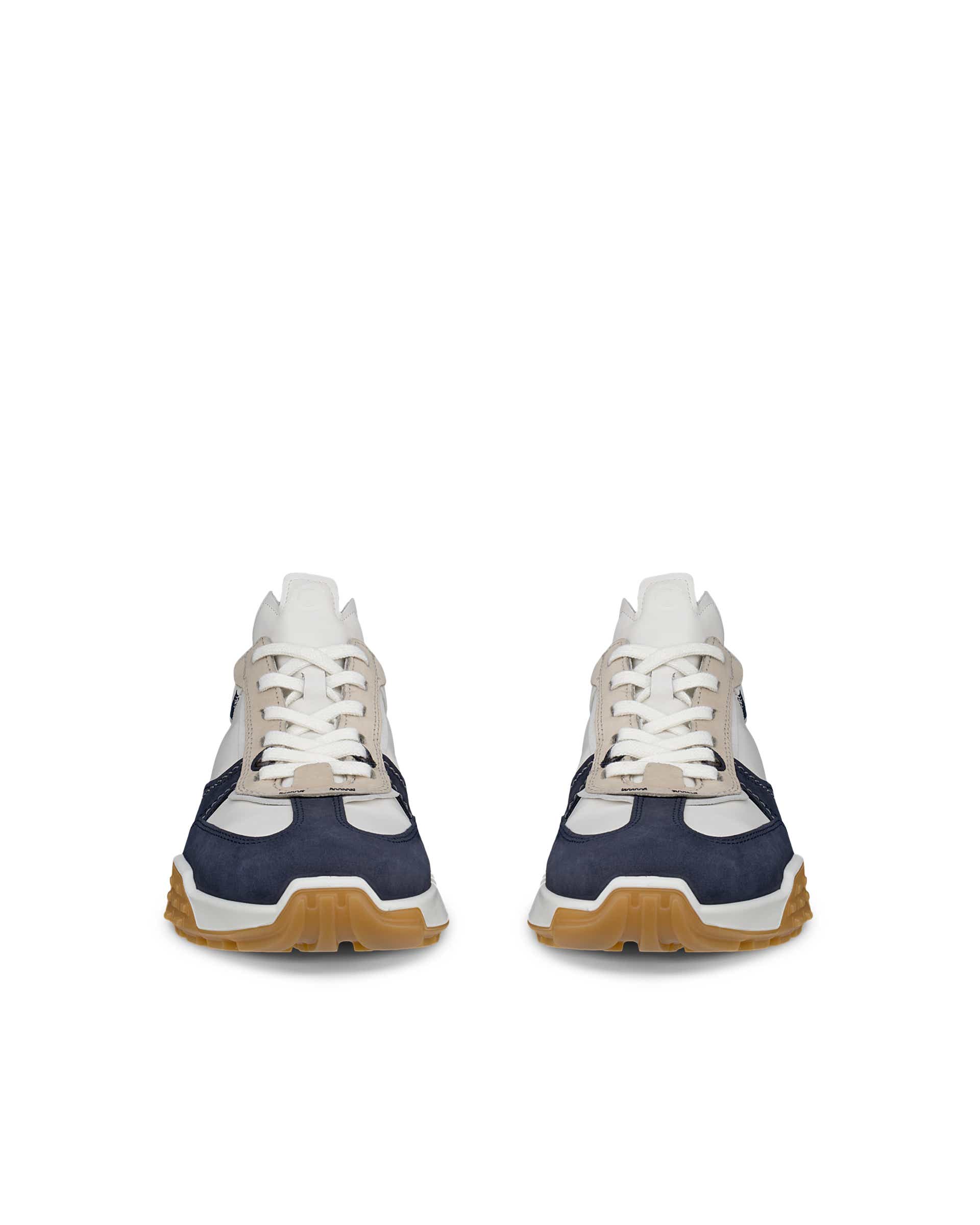 Zapatillas de piel ECCO® Retro Sneaker para hombre - Multicolor - Front pair