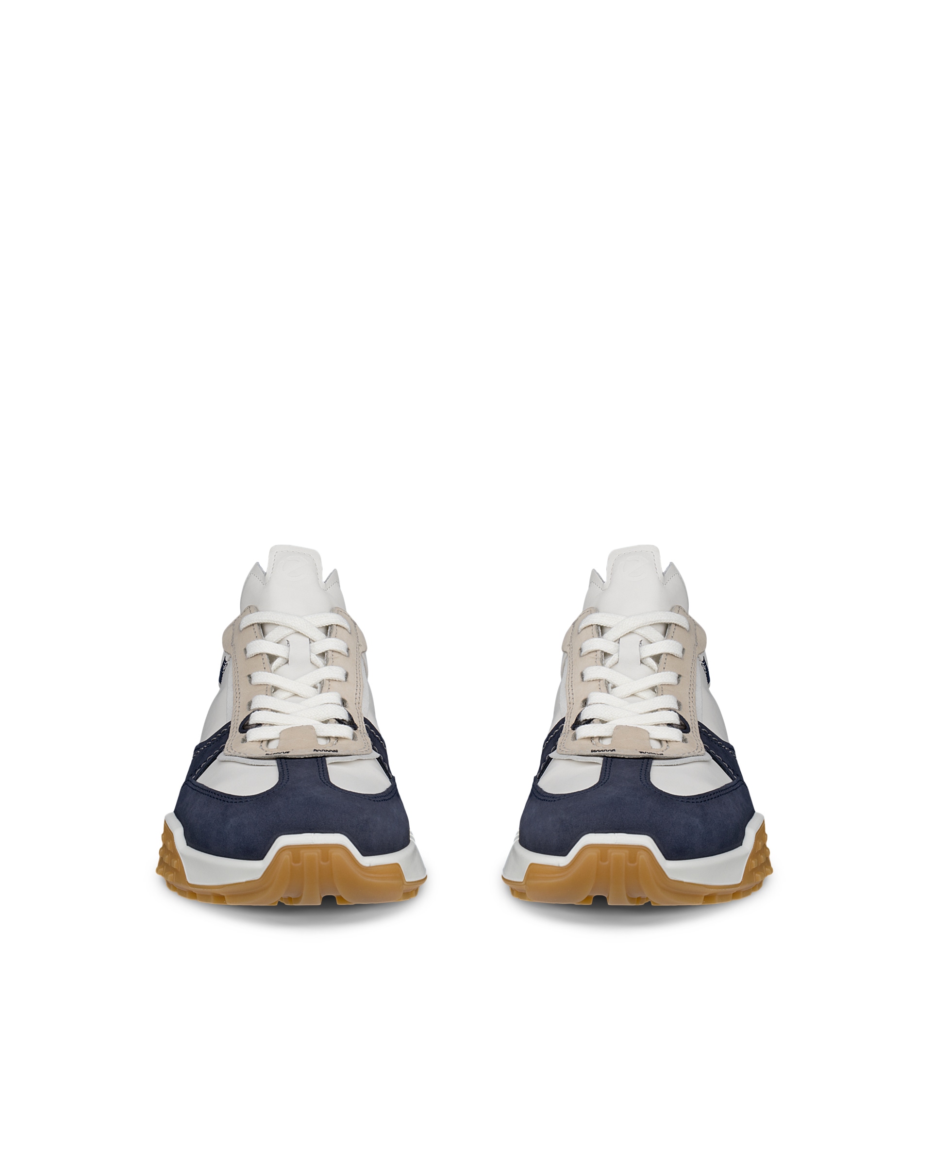 Zapatillas de piel ECCO® Retro Sneaker para hombre - Multicolor - Front pair