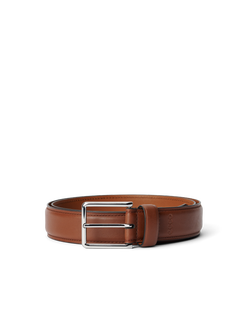 Men's ECCO® Formal Leather Belt - Brown - Main