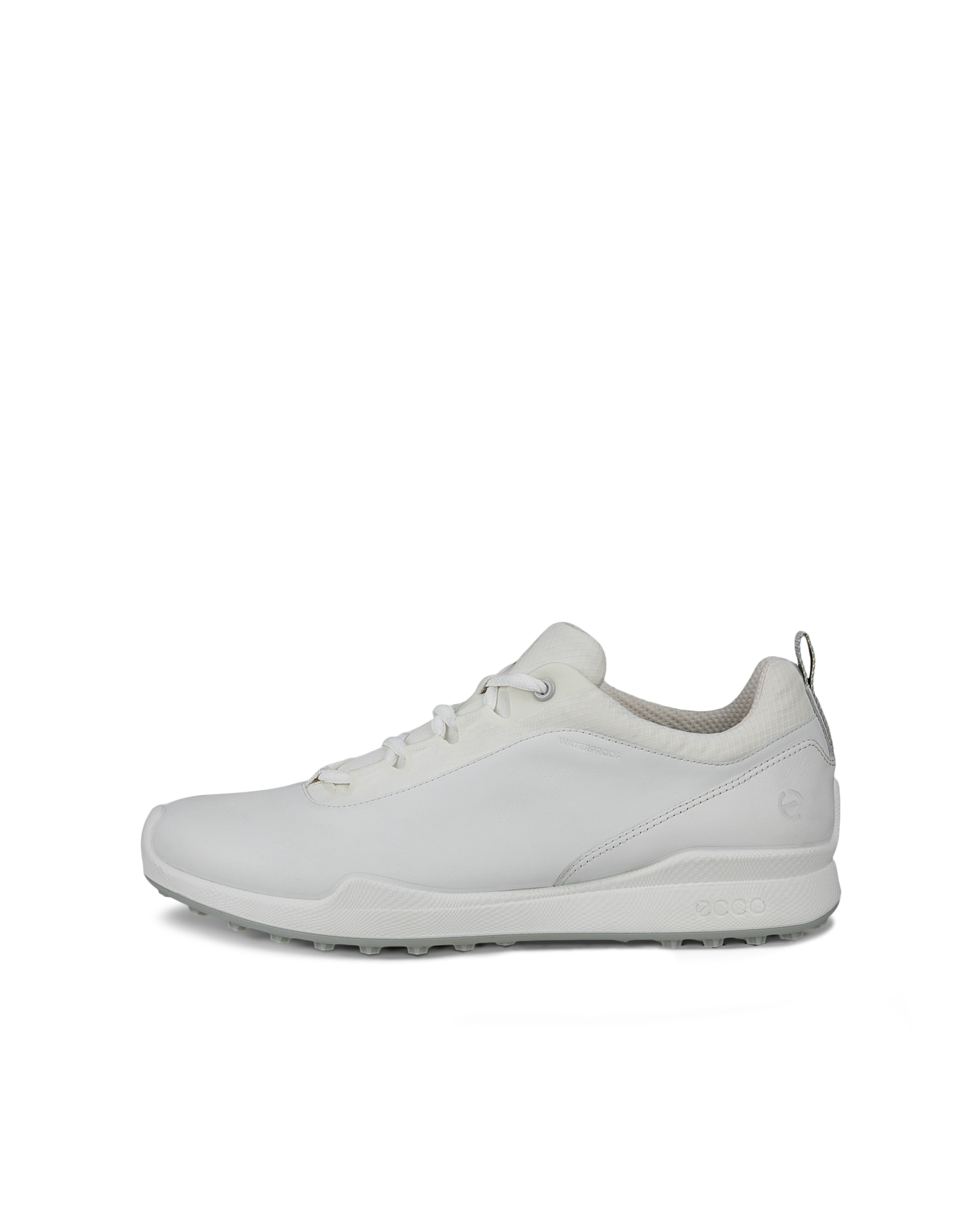 Men's ECCO® Golf BIOM Hybrid Leather Waterproof Shoe - White - Outside