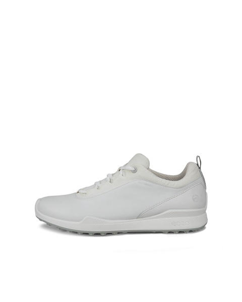 Men s ECCO Golf Biom Hybrid Original Leather Shoe White