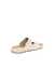 Women's ECCO® Cozmo Nubuck Two Strap Sandal - Beige - Back