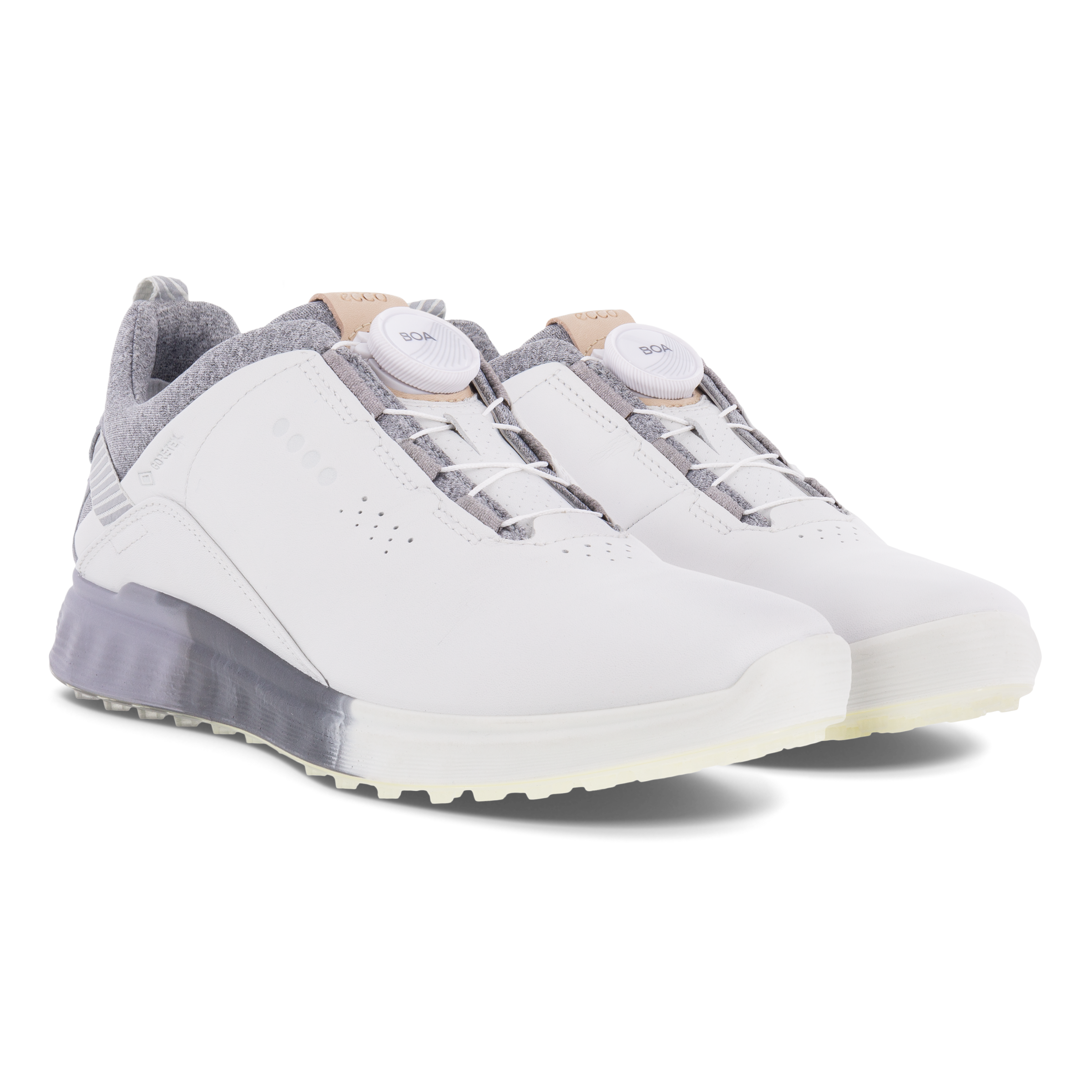 Ladies ECCO® Golf S-Three Leather Gore-Tex Shoe | Blue