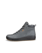 Men's ECCO® Soft 7 Tred Nubuck Gore-Tex Mid-Cut Boot - Grey - Outside