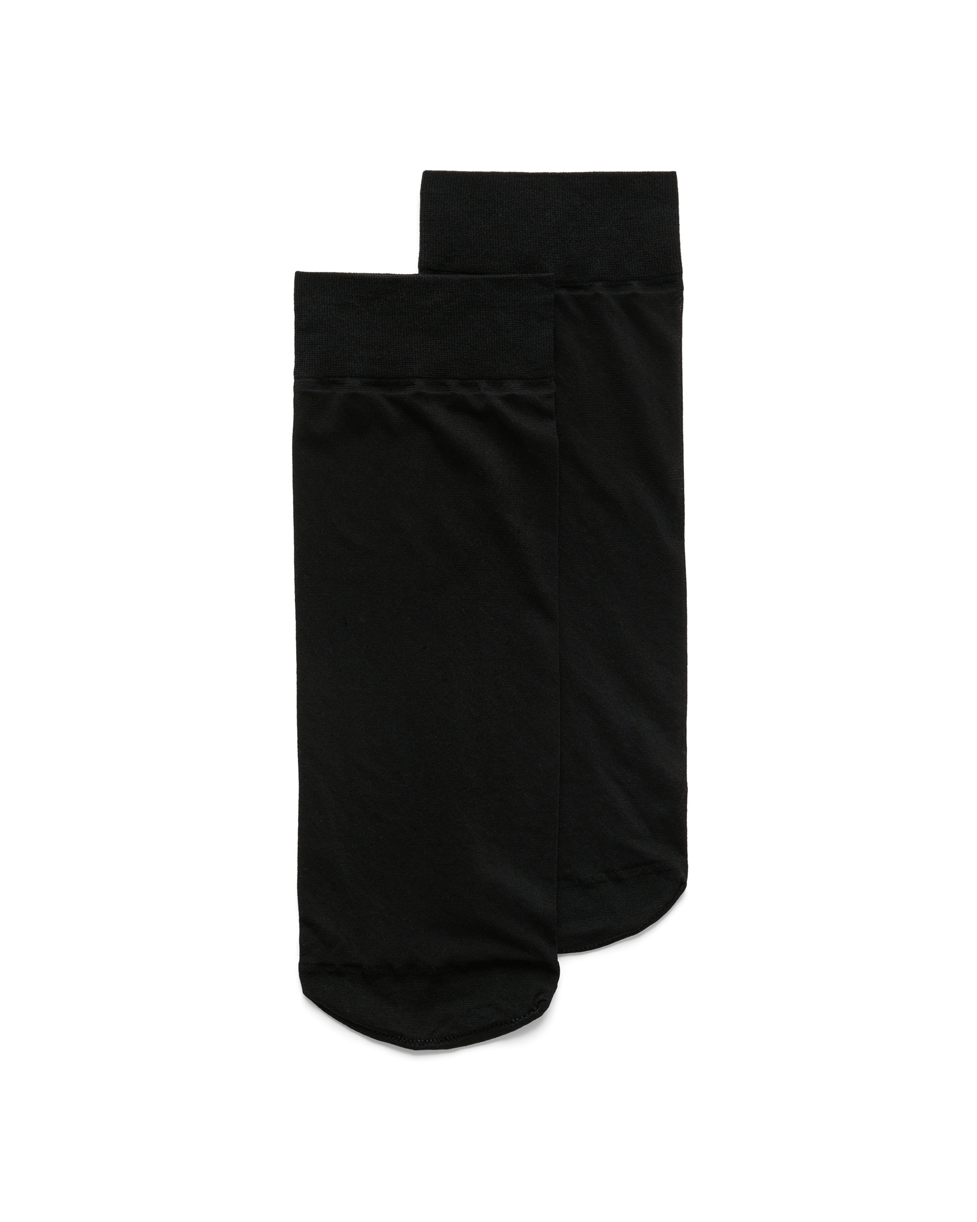 ECCO Women's Light Ankle-cut 2-pack Stocking Socks - Black - Detail-1