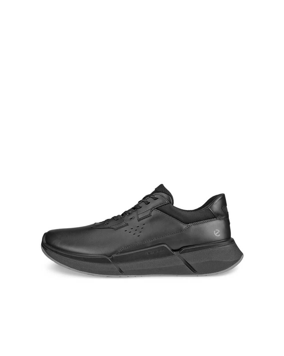 ECCO® Biom 2.2 baskets en cuir pour homme - Noir - Outside