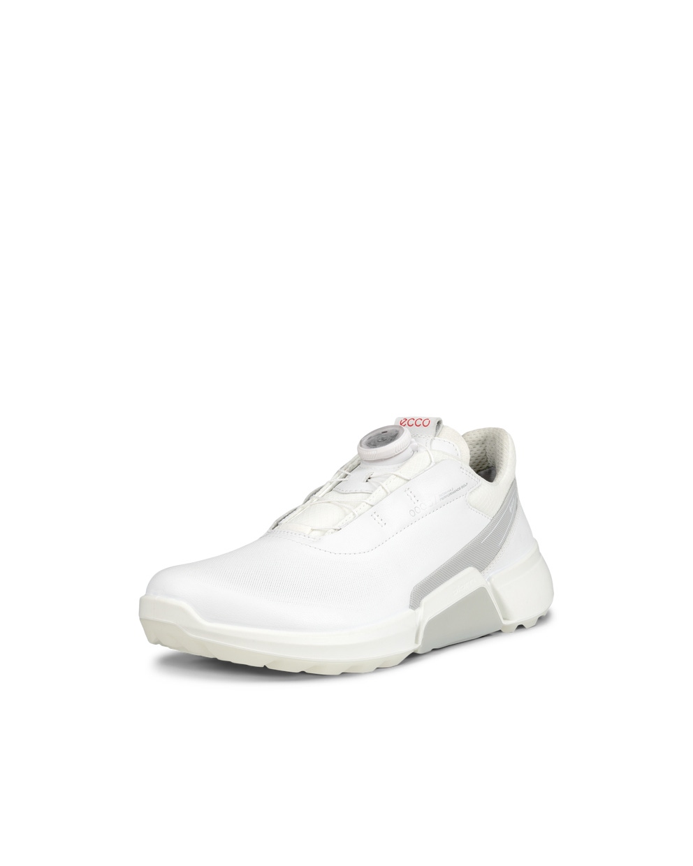 Ladies ECCO® Golf Biom H4 Leather Gore-Tex Shoe - White - Main