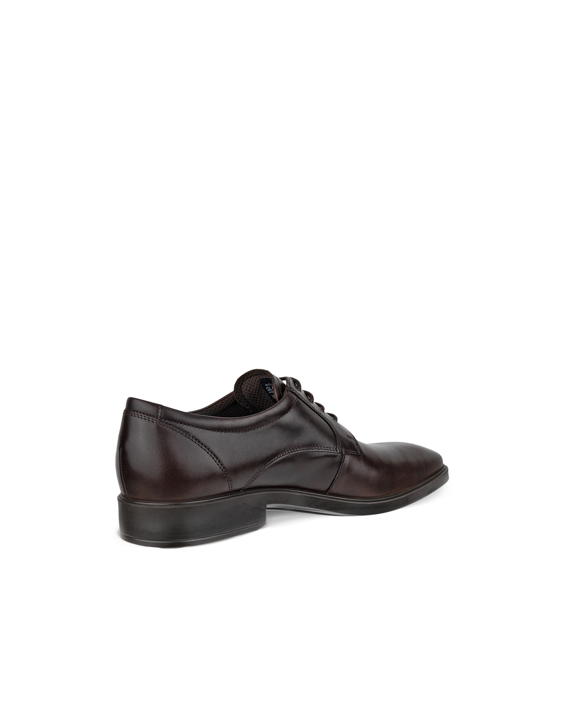 Men's ECCO® Metropole Milan Leather Derby Shoe - Brown - Back