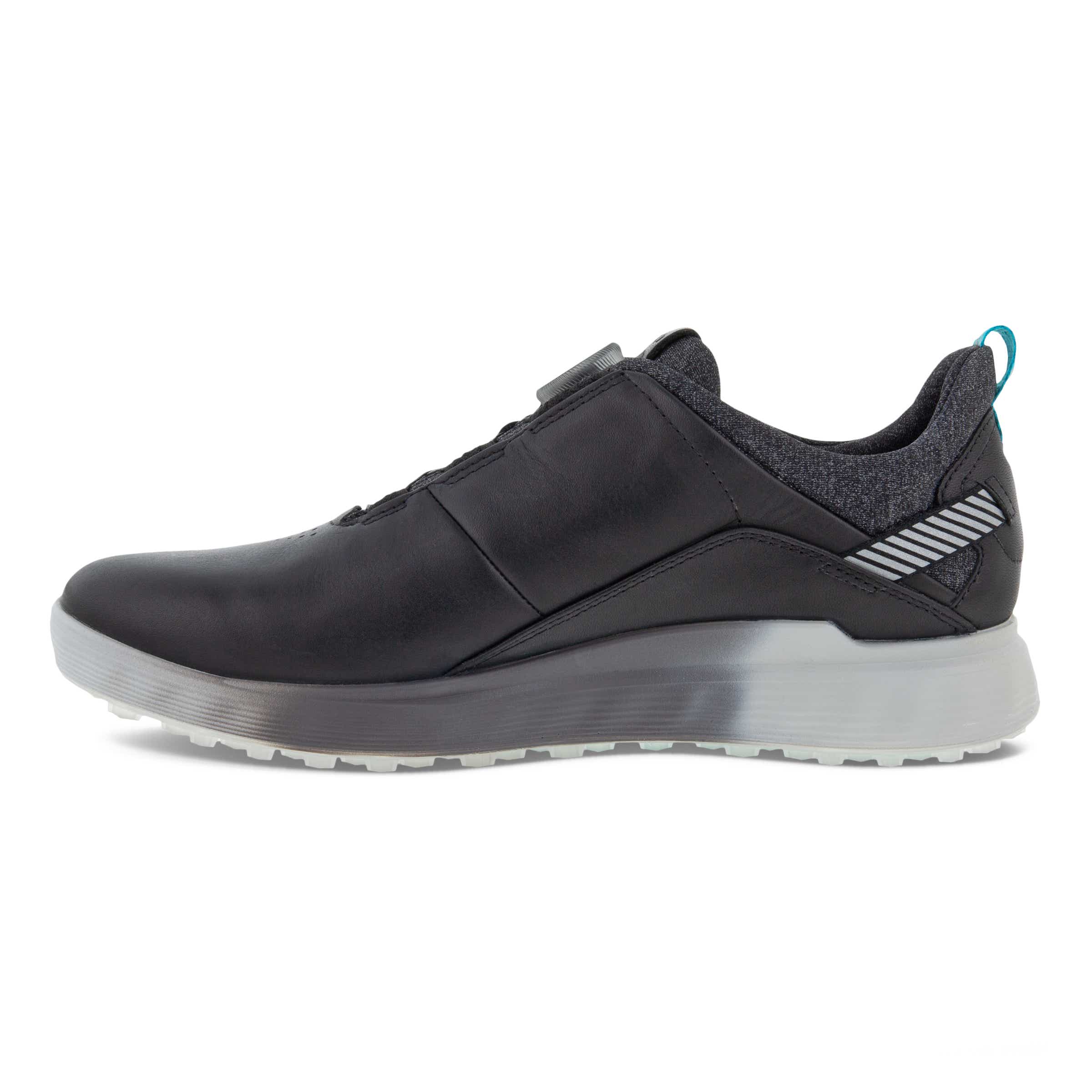 ECCO Golf S-three Men's Golf Shoe - Black - Inside