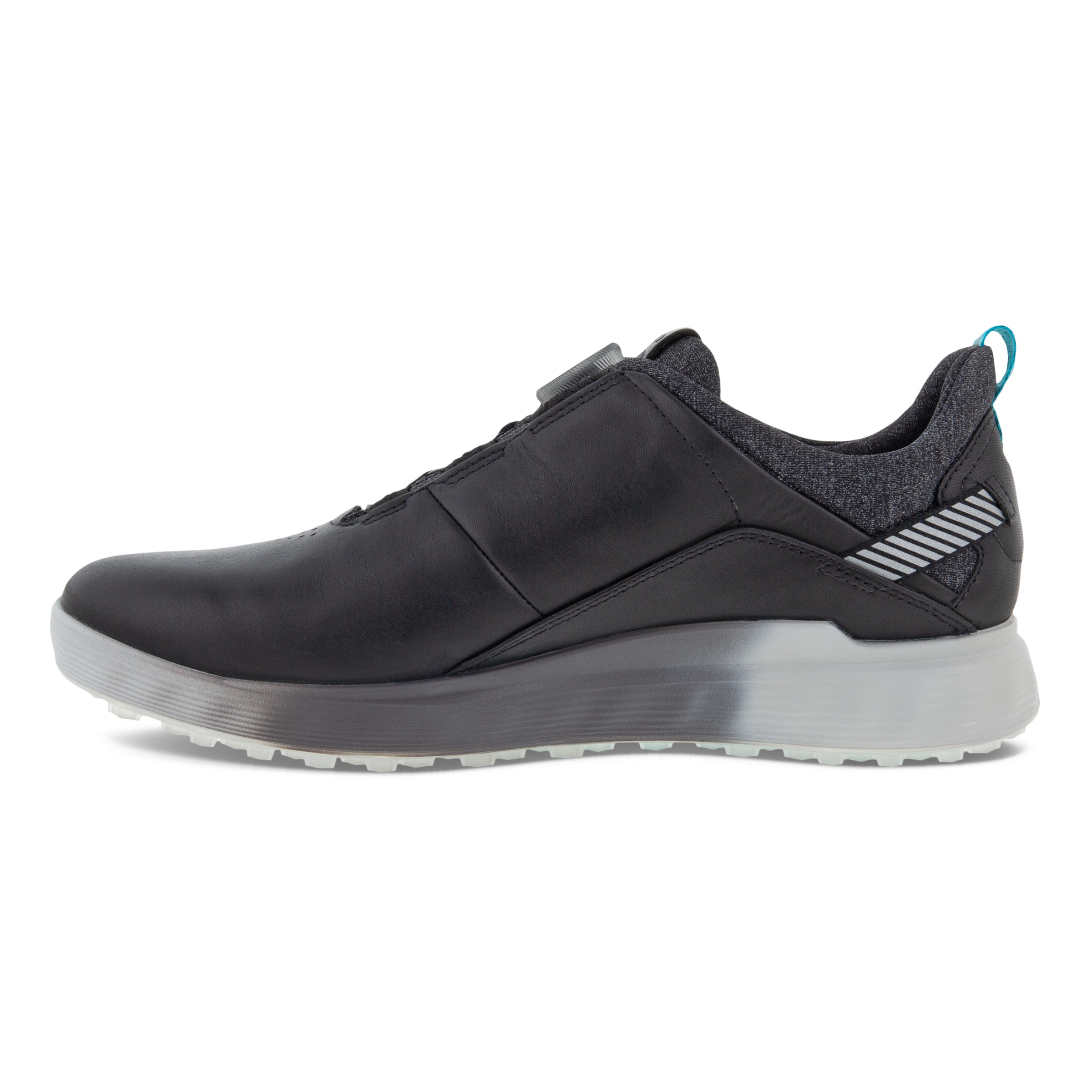 ECCO Golf S-three Men's Golf Shoe - Black - Inside