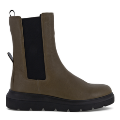 ECCO Nouvelle Womens Tall Chelsea Boots - Green - Outside