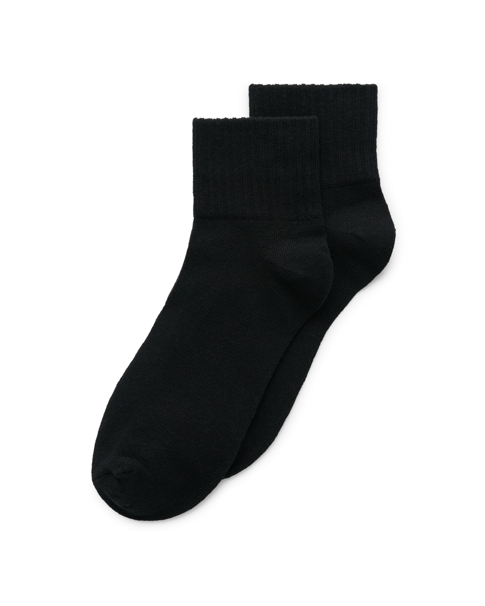 ECCO Retro Ankle-cut 2-pack Quality Sports Socks - Black - Main