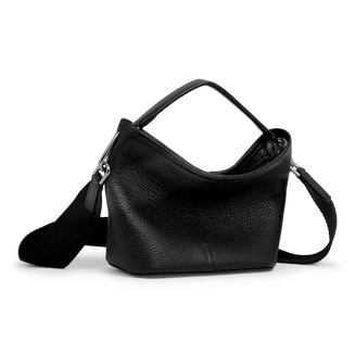 ECCO® Takeaway Leather Crossbody Bag - Black - Main