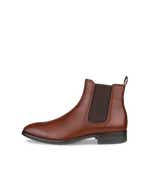 Men's ECCO® Citytray Leather Chelsea Boot - Brown - Outside