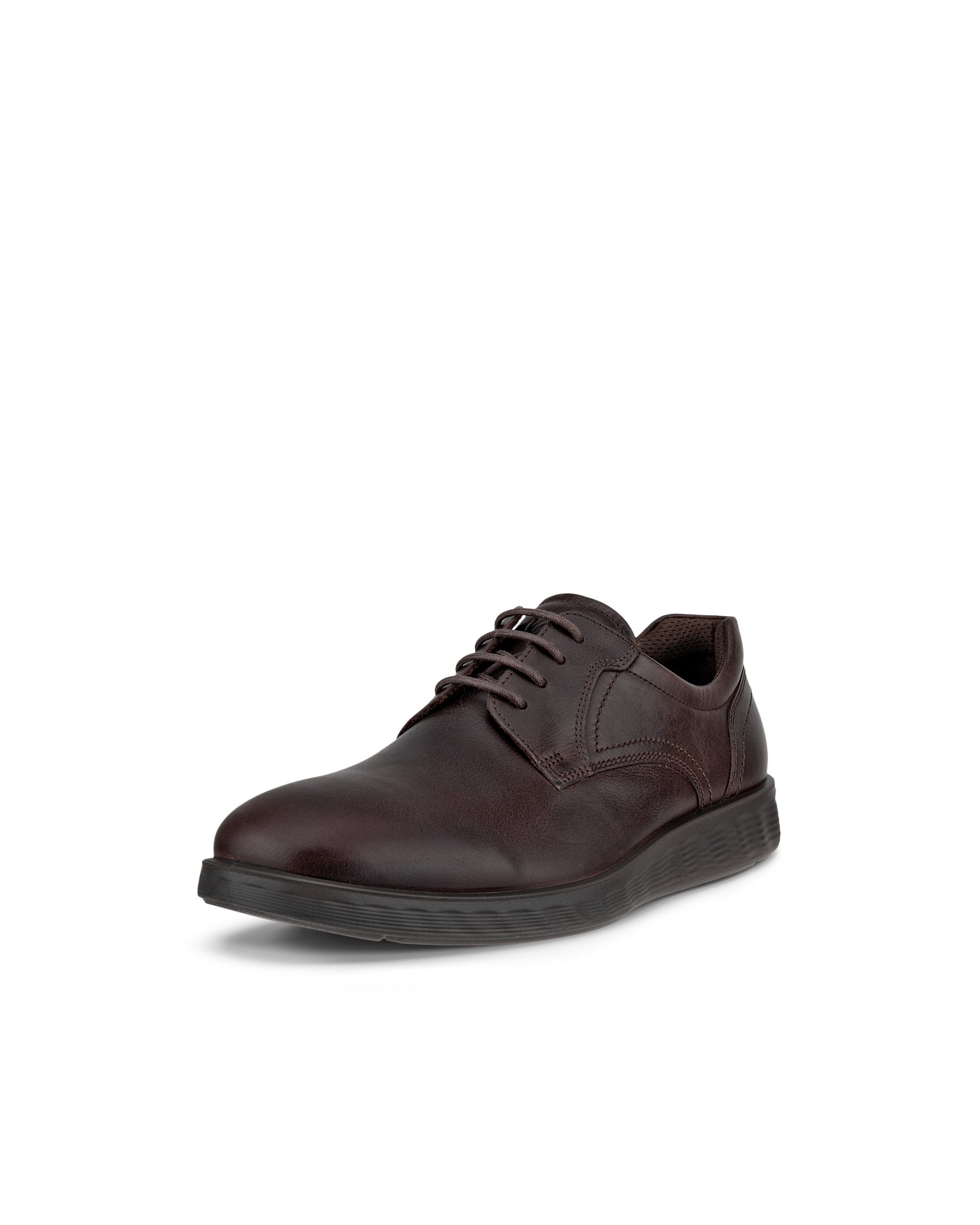 Men's ECCO® S Lite Hybrid Nubuck Derby Shoe - Brown - Main