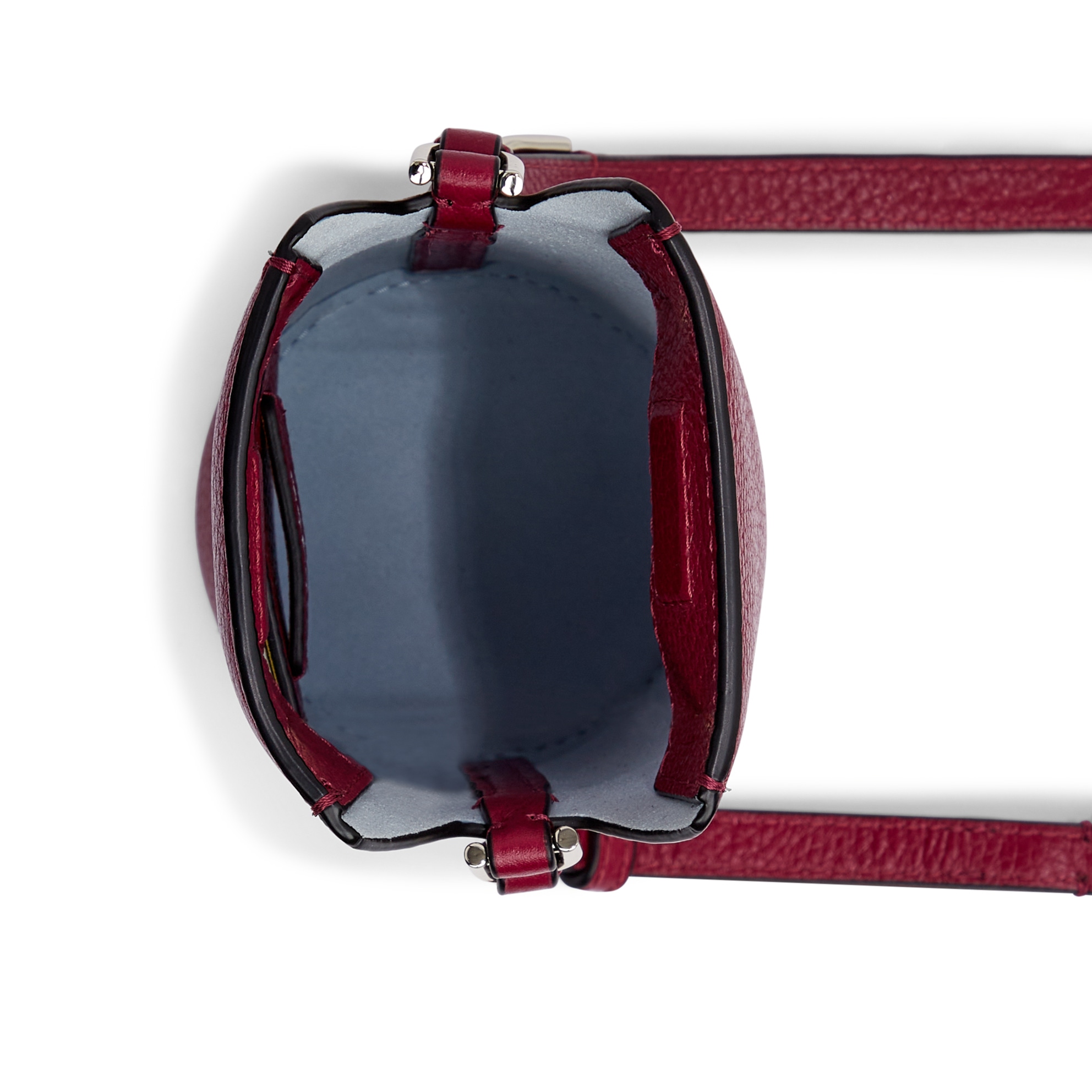 ECCO® Pot Leather Crossbody Bag - Red - Birdeye