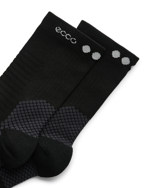 ECCO Tour Lite crew sock - Black - Detail-1
