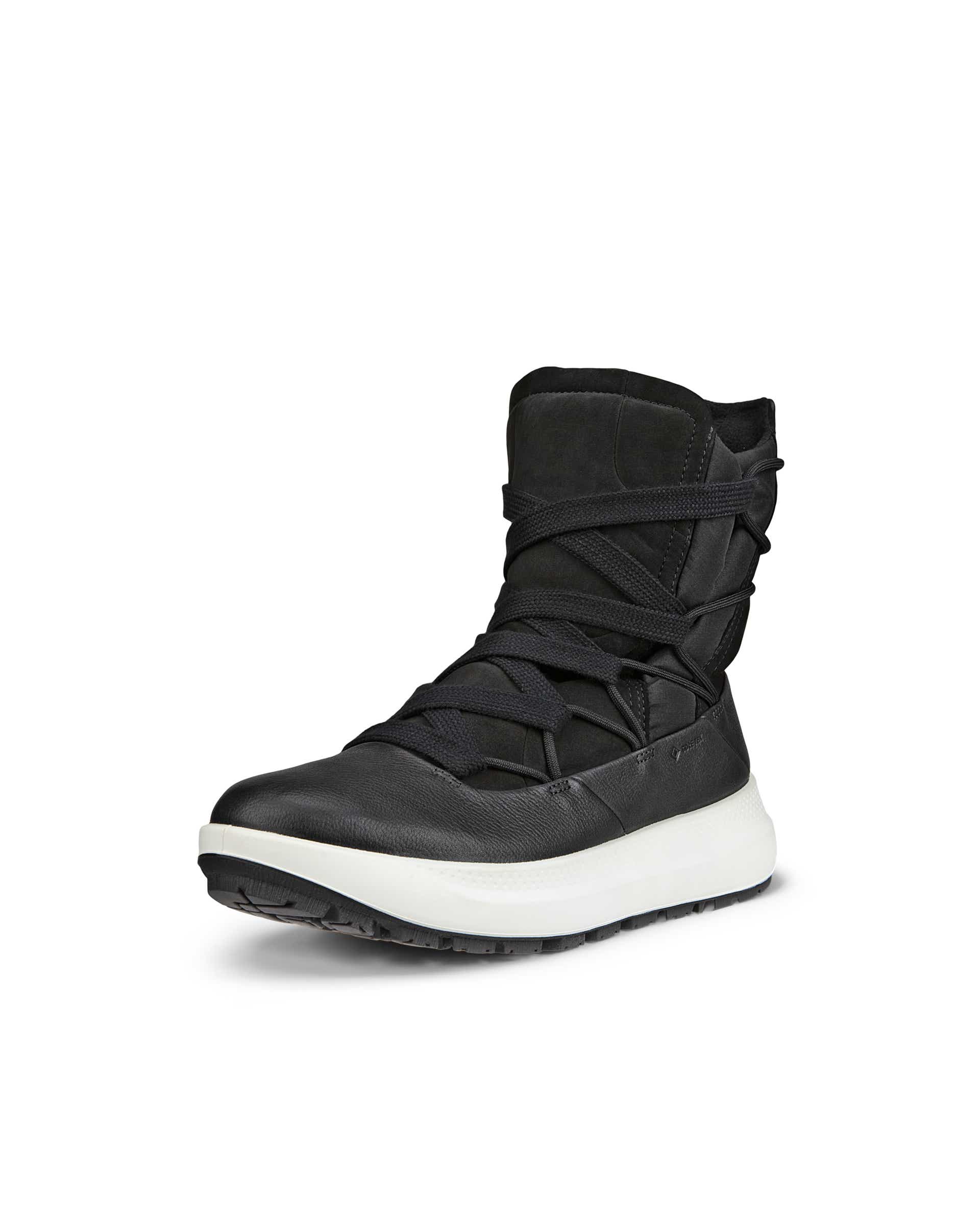 Botas de invierno de piel con Gore-Tex ECCO® Solice para mujer - Negro - Main