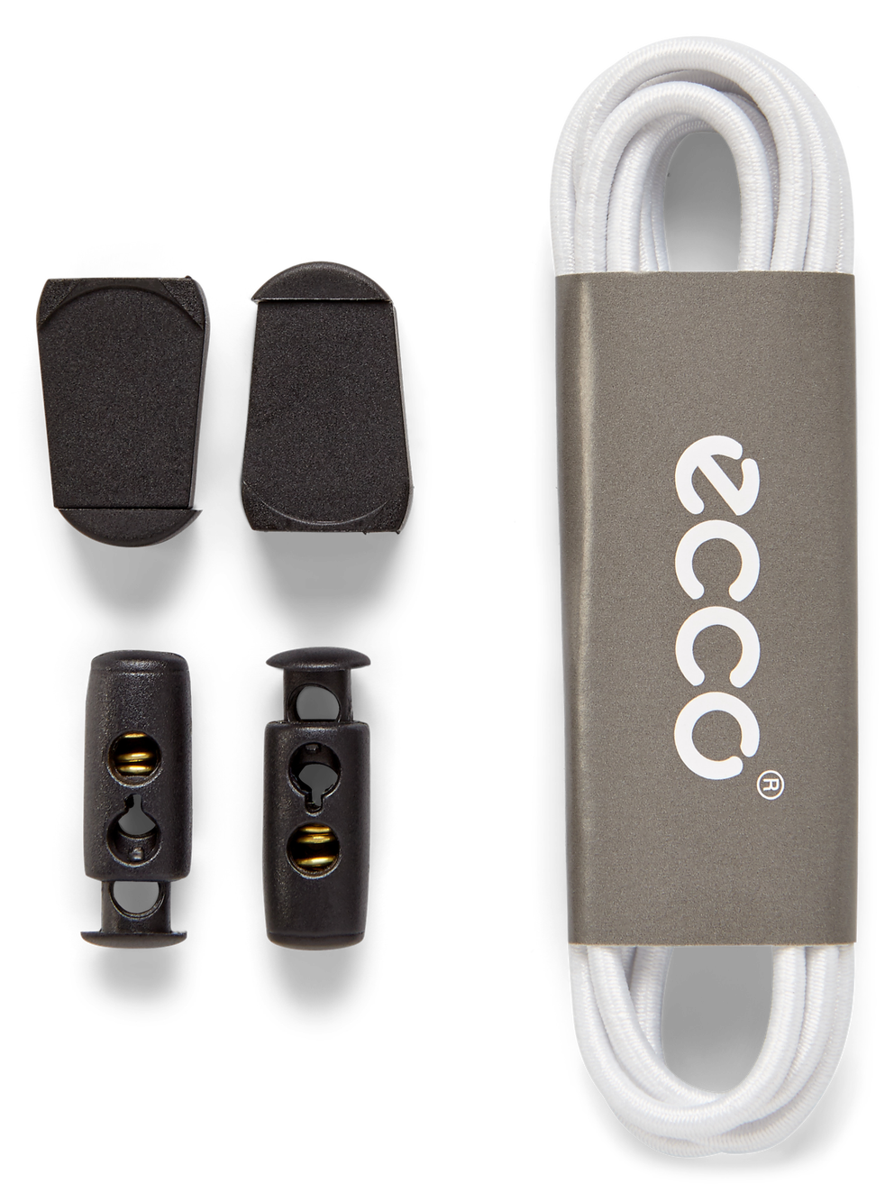 ECCO® Fast Lock Laces - White - Detail-1